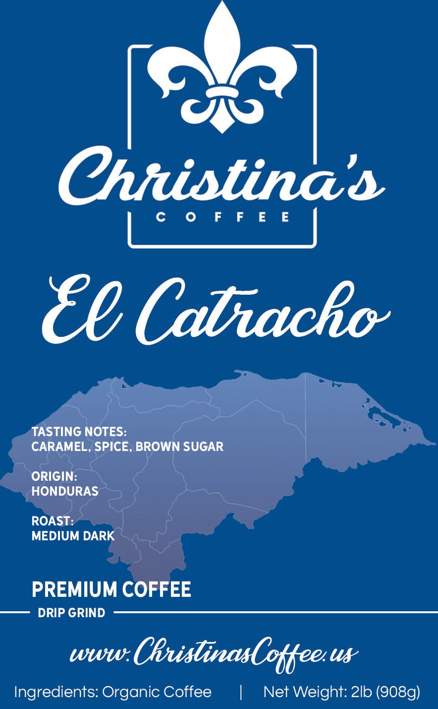 El Catracho Honduras single origin coffee - 2 lb. white bag